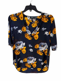 Theory Navy Blue and Yellow Size P Shirt