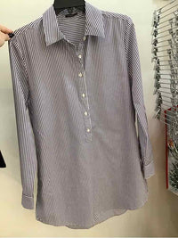 J. McLaughlin Navy and White Size M Dress