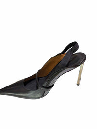 Off White Black/Silver Size 36 Pumps