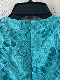 Leo Lin Aqua Size 2 Dress