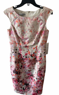 Kay Unger Cream Multi Size 6 Dress