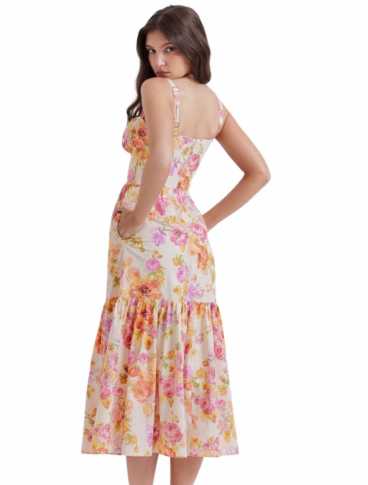House of CB white and floral Size XS Dress