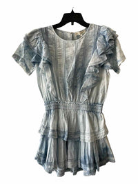 Love Shack Fancy Blue and White Size S Dress
