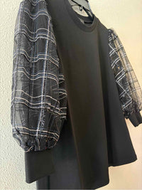 Gracia Black & Silver Size M Shirt