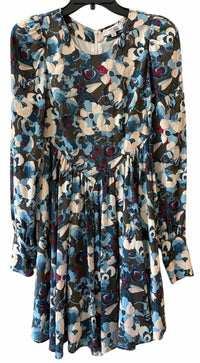 Peter Som Blue Multi Size 6 Dress