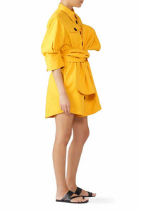 Acler Yellow Size 2 Dress