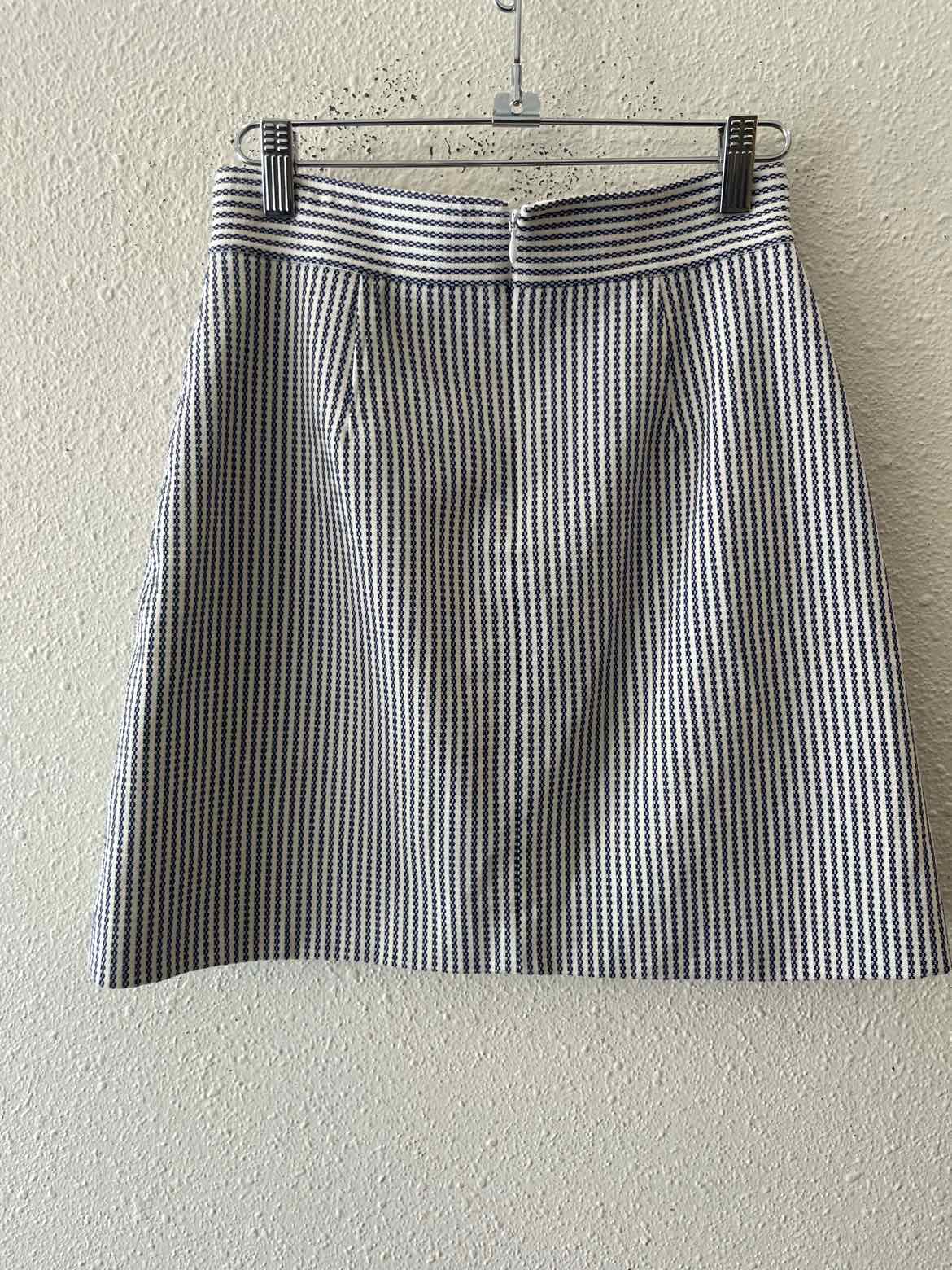 Theory Navy and White Size 2 Skirt