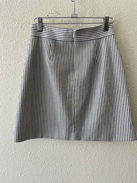Theory Navy and White Size 2 Skirt