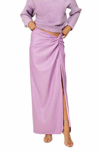 line and dot Purple Size S Skirt