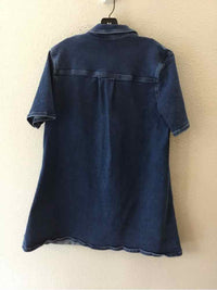 Pilcro Dark Wash Size L Dress