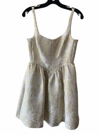 Amanda Uprichard Cream and Gold Size No Label Dress