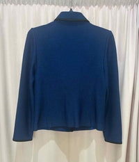st john Blue and Black Size 2 Blazer