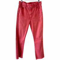 Mother Red Pink Size 30 Jeans