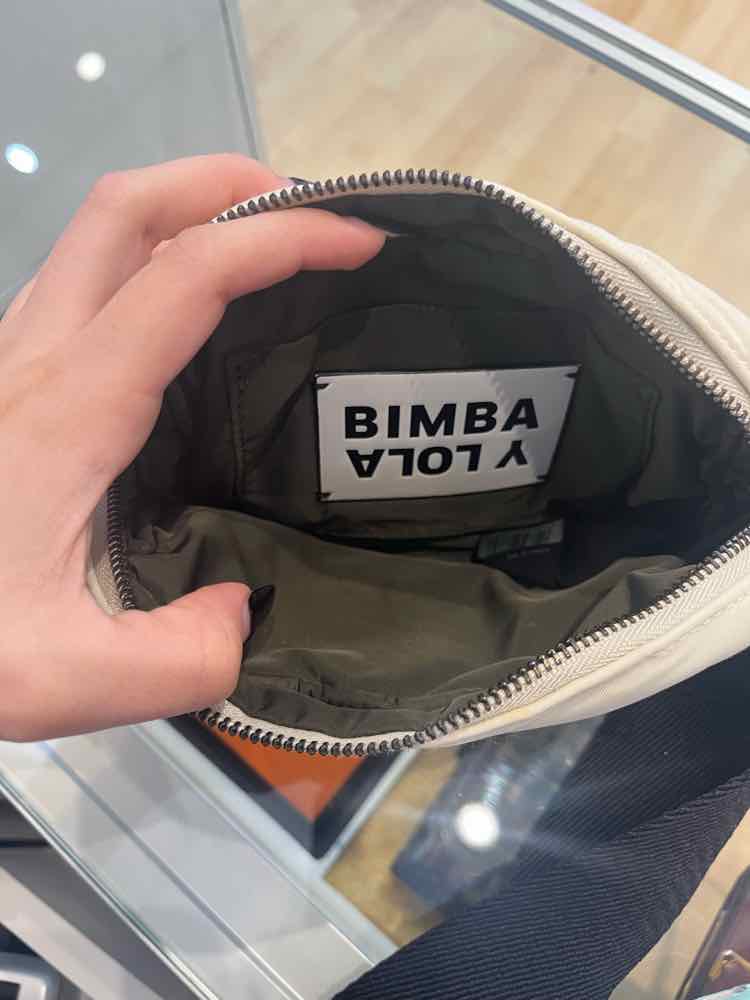 Bimba y Lola Crossbody white and baby blue Handbag