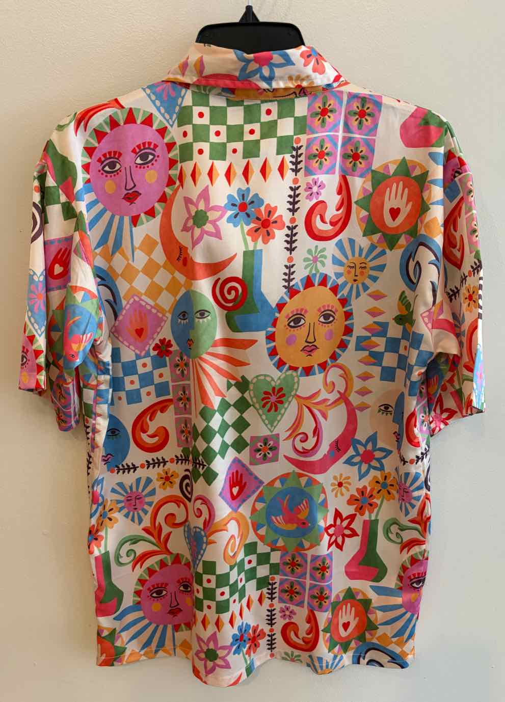 Beginning Boutique Cream Multi Size 4 Shirt
