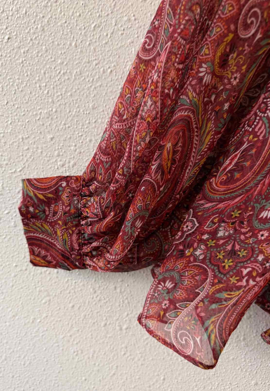 Misa Deep red multi Size XS Shirt