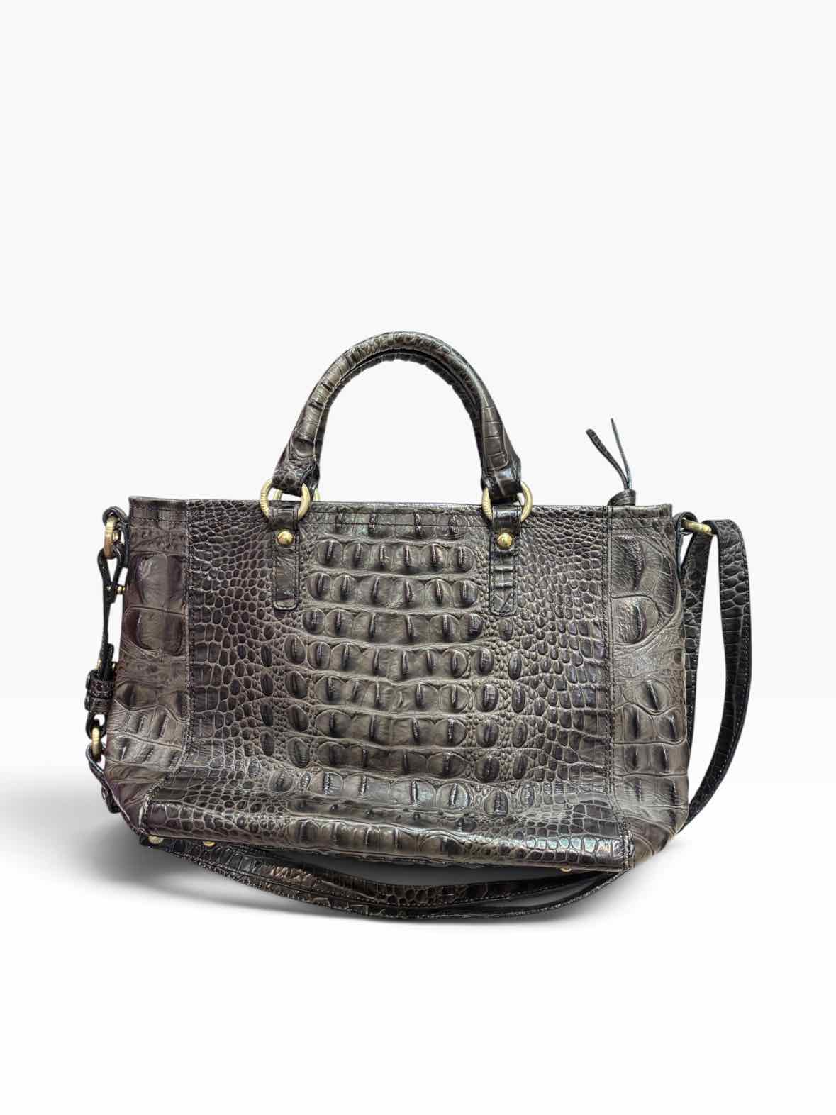 Brahmin Shoulder bag Dark grey Handbag