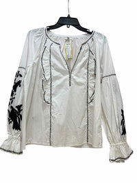 Joie White and black Size S Shirt