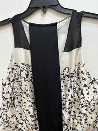 Halston Heritage Cream and Black Size 0 Dress