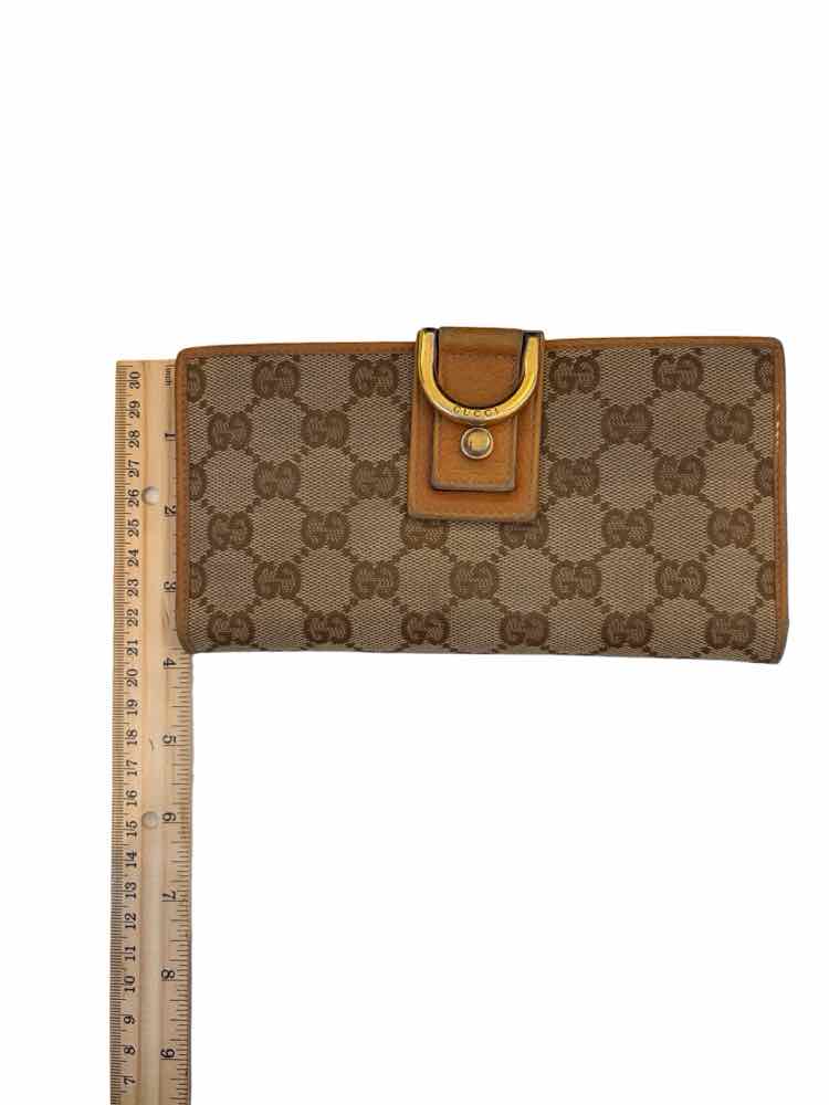 Gucci tan and beige Wallet