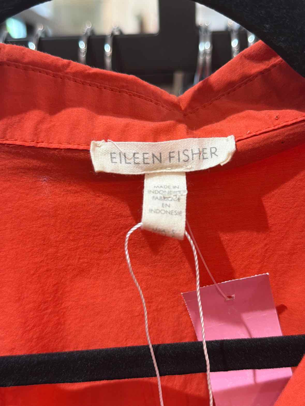 Eileen Fisher Orange Size S Shirt