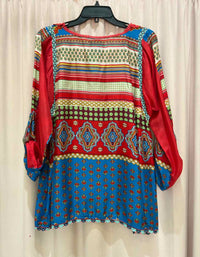 Johnny Was Red multi Size S Shirt
