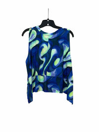 Free People Blue and Green Size S Tank Top