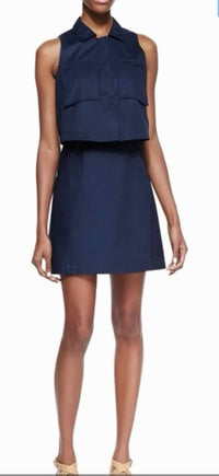 Theory Navy Size 2 Dress