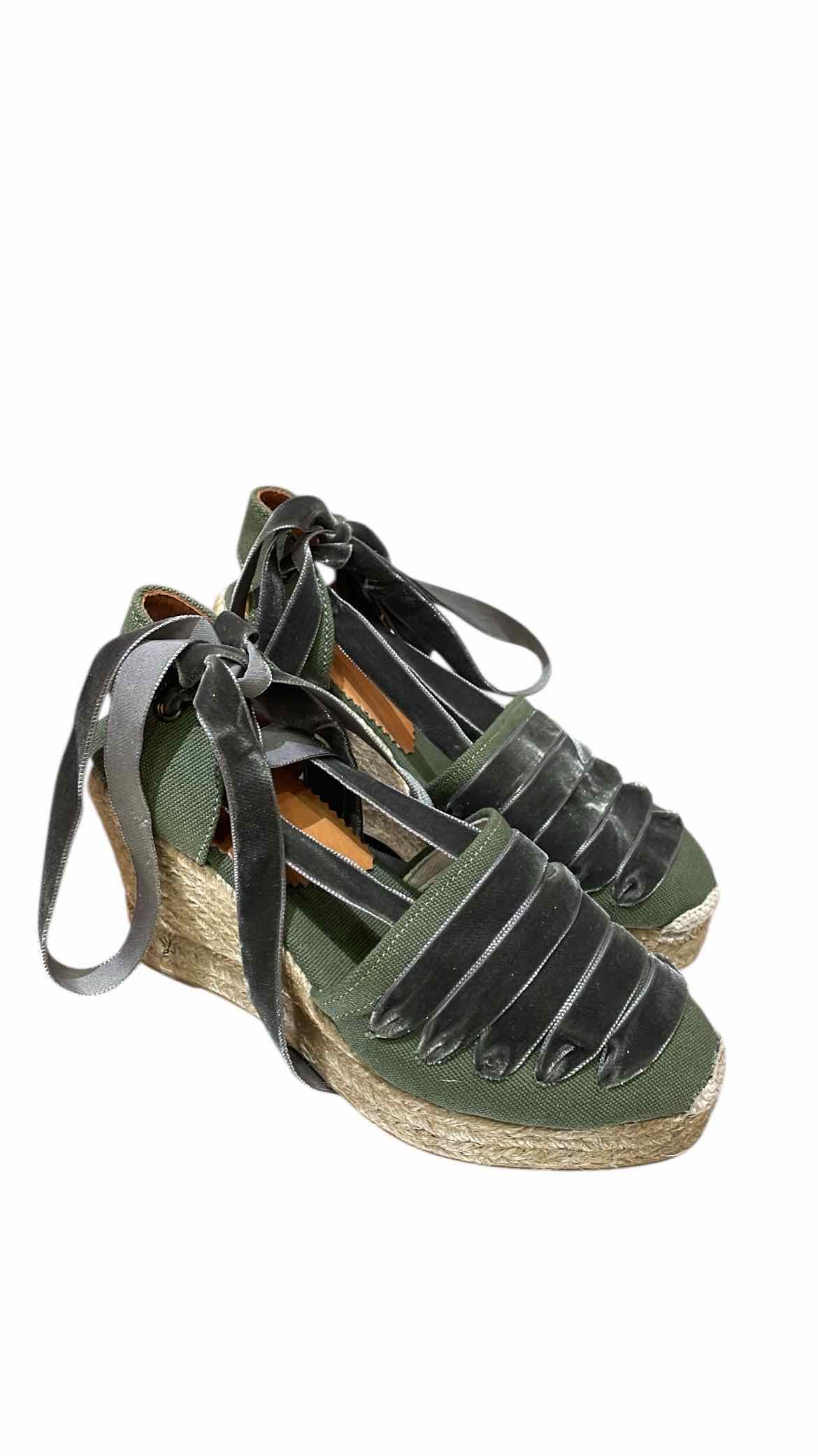 Penelope Chilvers Army Green Size 36 Sandals