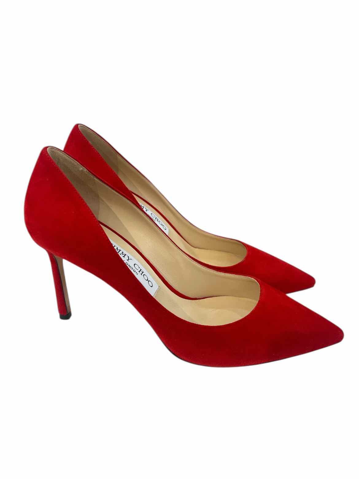 Jimmy Choo Red Size 37.5 Shoes