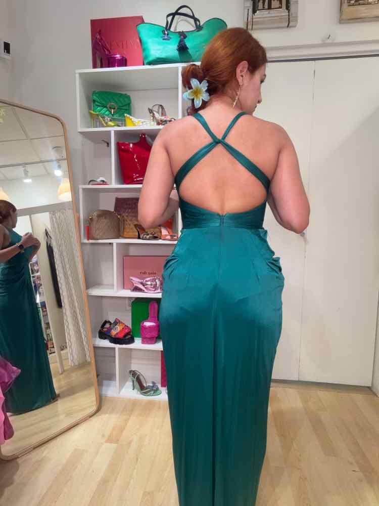 BCBG MAXAZRIA Green Size XXS Dress