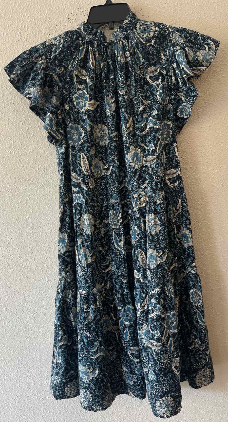 ULLA JOHNSON Blue Multi Size 6 Dress
