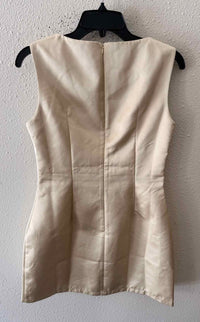 Pretty Little Thing Champagne Size 6 Dress