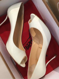Christian Louboutin White Size 34.5 Shoes