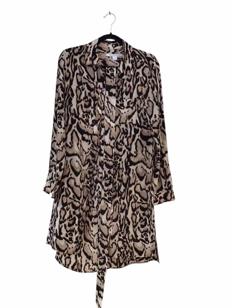 diane von furstenberg Leopard Print Size 6 Dress