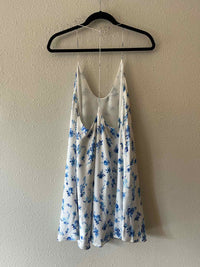 Cami NYC White and Blue Size M Dress