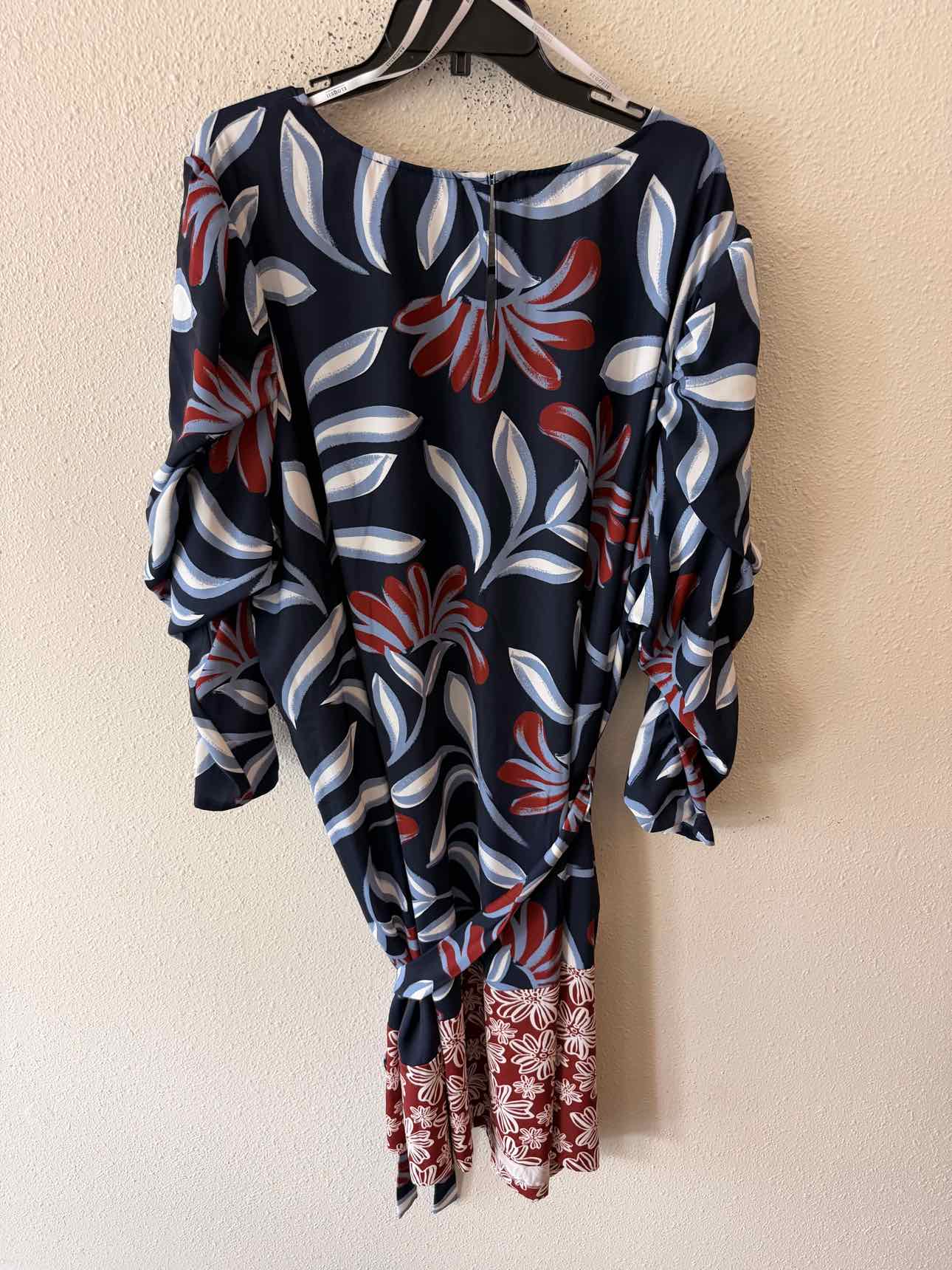 ELOQUII navy multi Size 28 Dress