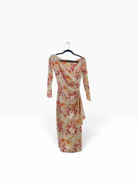 Chiara Boni orange and pink Size 44 Dress